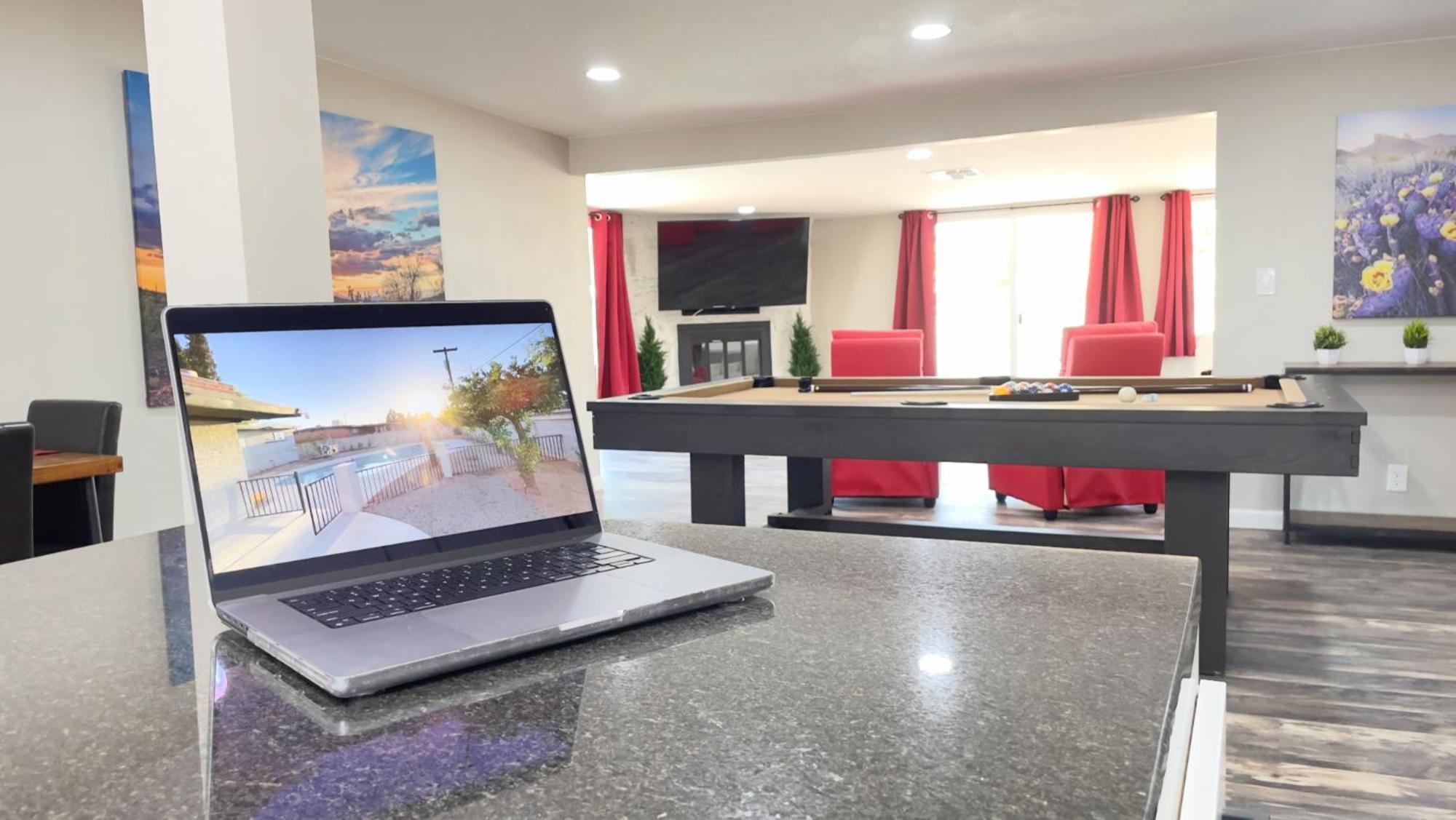 Private Home - Heated Pool, Billiards, Darts, Foosball, Fireplace, 5 Smart Tvs, Bbq, Cotton Bedding - The Saguaro Sanctuary, Pool Heat Optional Tucson Luaran gambar